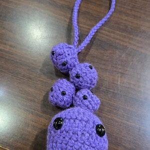 Handmade Purple Crochet Hanging Ornament - Brand Unknown